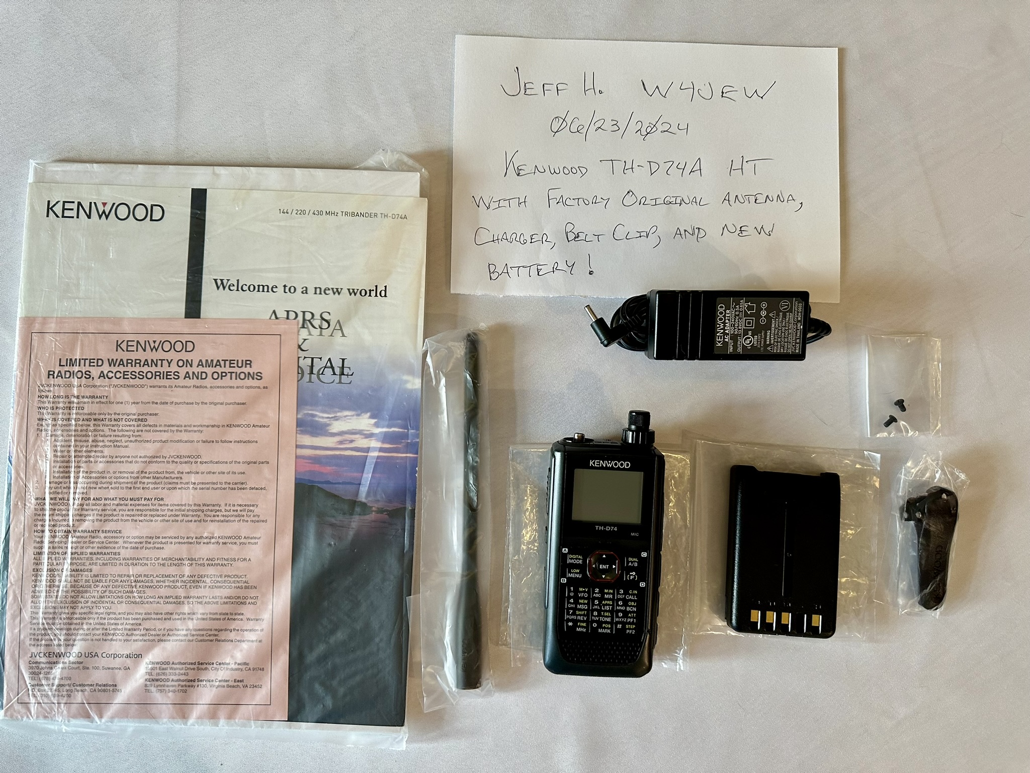 Kenwood TH-D74A - All Items